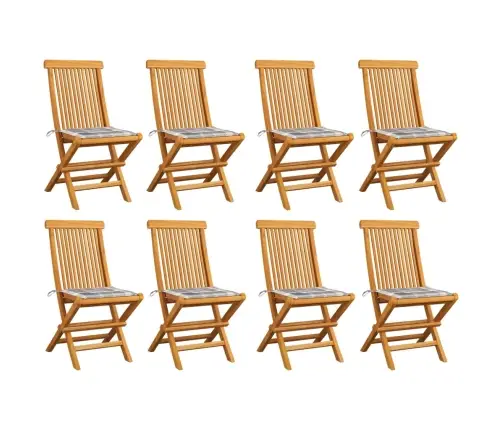 Aiatoolid Halliruuduliste Istmepatjadega, 8 Tk, Tiikpuu