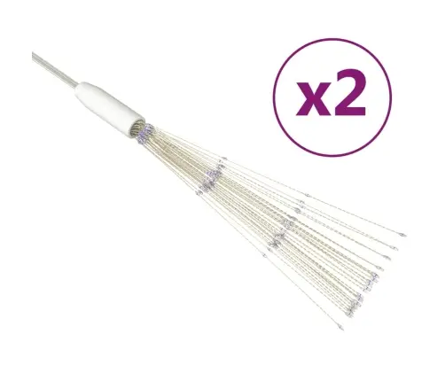 Kalėdiniai Šviestuvai Fejerverkai, 2Vnt., Mėlyni, 20cm 280 Led