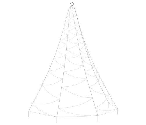 Ant Sienos Kabinama Eglutė Su Metaliniu Kabliuku, 3M, 260 Led