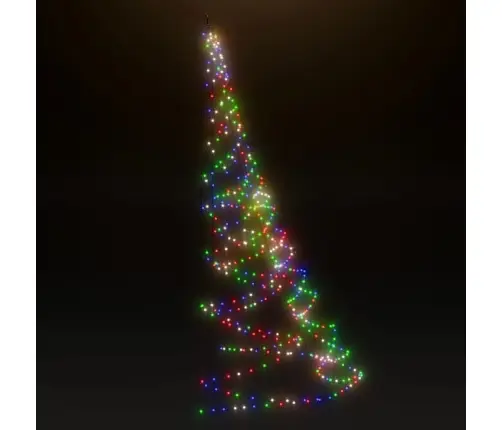 Ant Sienos Kabinama Eglutė Su Metaliniu Kabliuku, 3M, 260 Led