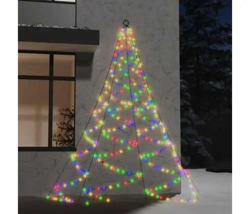 Ant Sienos Kabinama Eglutė Su Metaliniu Kabliuku, 3M, 260 Led