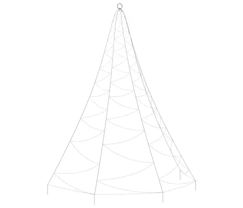 Seinapuu Metallkonksudega, 720 Ledi, Külm Valge, 5 M, Tuppa/Õue