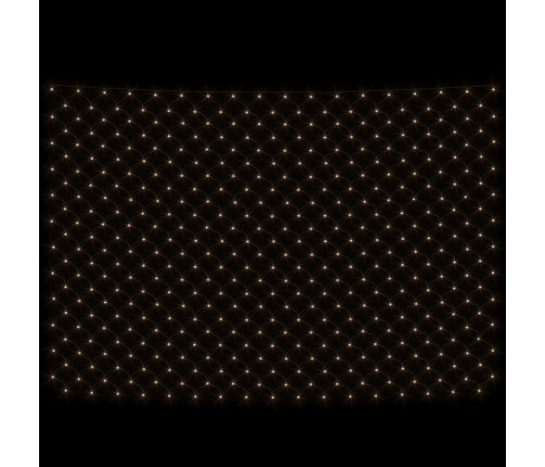 Ziemassvētku Lampiņu Tīkls, 3X2 M, 204 Silti Baltas Led Vidaxl