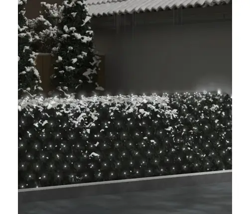 Ziemassvētku Lampiņu Tīkls, 3X2 M, 204 Vēsi Baltas Led Vidaxl