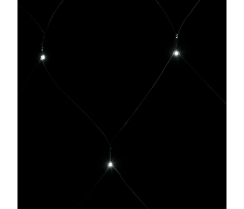 Kalėdinių Lempučių Tinklas, 3X2M, 204 Šaltos Baltos Led