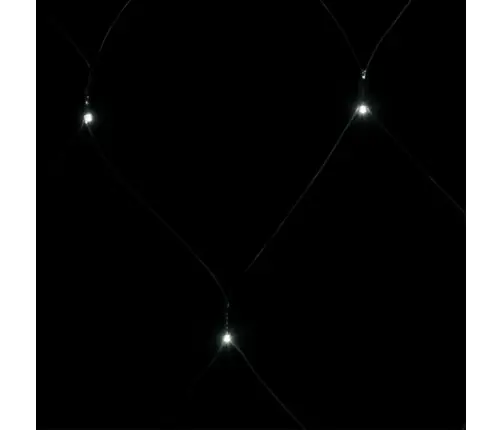 Ziemassvētku Lampiņu Tīkls, 3X2 M, 204 Vēsi Baltas Led Vidaxl