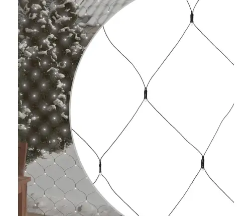 Ziemassvētku Lampiņu Tīkls, 3X2 M, 204 Vēsi Baltas Led Vidaxl