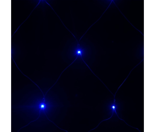 Ziemassvētku Lampiņu Tīkls, 3X2 M, 204 Gaiši Zilas Led Vidaxl
