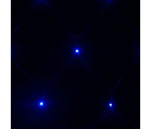 Ziemassvētku Lampiņu Tīkls, 3X2 M, 204 Gaiši Zilas Led Vidaxl