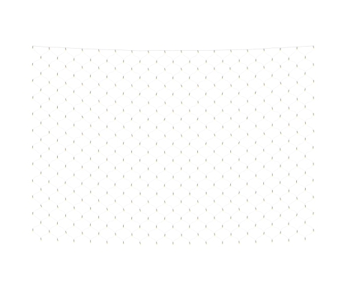 Ziemassvētku Lampiņu Tīkls, 3X3 M, 306 Silti Baltas Led Vidaxl
