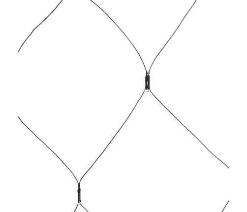 Ziemassvētku Lampiņu Tīkls, 3X3 M, 306 Silti Baltas Led Vidaxl