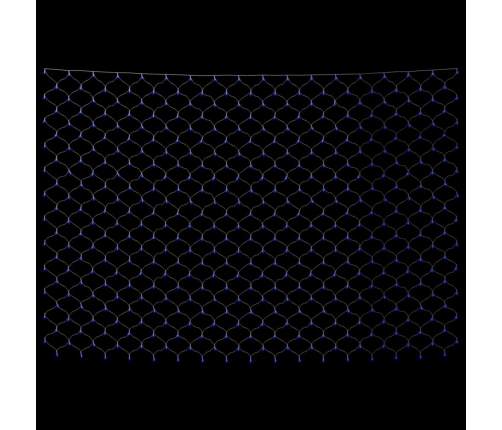 Ziemassvētku Lampiņu Tīkls, 3X3 M, 306 Gaiši Zilas Led Vidaxl
