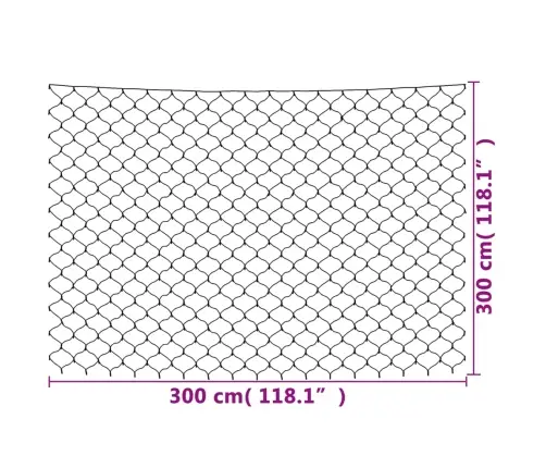 Ziemassvētku Lampiņu Tīkls, 3X3 M, 306 Krāsainas Led Vidaxl