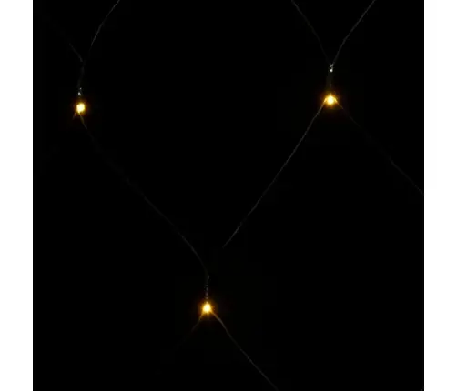 Ziemassvētku Lampiņu Tīkls, 4X4 M, 544 Silti Baltas Led Vidaxl