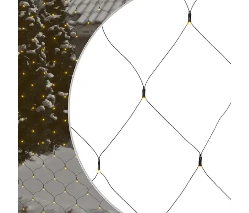 Ziemassvētku Lampiņu Tīkls, 4X4 M, 544 Silti Baltas Led Vidaxl