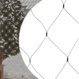 Ziemassvētku Lampiņu Tīkls, 4X4 M, 544 Vēsi Baltas Led Vidaxl