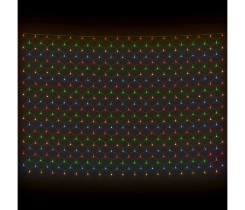 Ziemassvētku Lampiņu Tīkls, 4X4 M, 544 Krāsainas Led Vidaxl