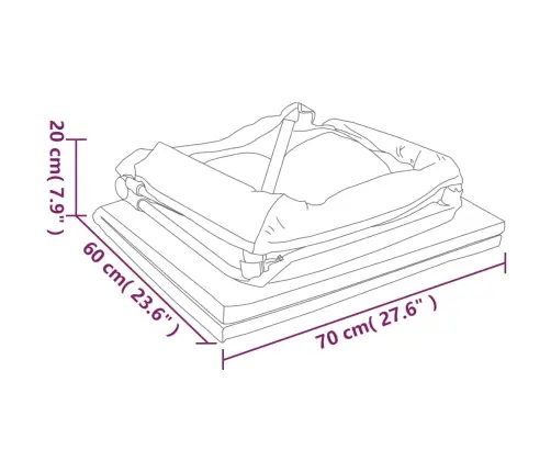 Bērnu Sētiņa Ar Matraci, Tumši Pelēks Lina Audums Vidaxl