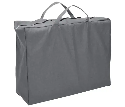 Bērnu Sētiņa Ar Matraci, Tumši Pelēks Lina Audums Vidaxl