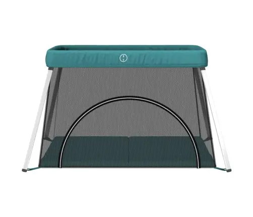 Bērnu Sētiņa Ar Matraci, Zaļš Lina Audums Vidaxl