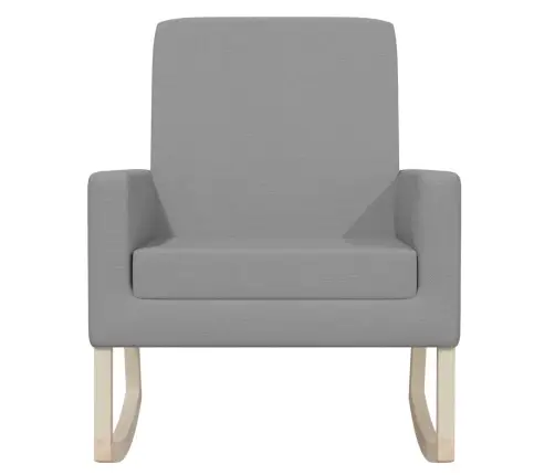 Šūpuļkrēsls, Gaiši Pelēks Audums Vidaxl