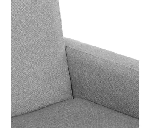 Šūpuļkrēsls, Gaiši Pelēks Audums Vidaxl