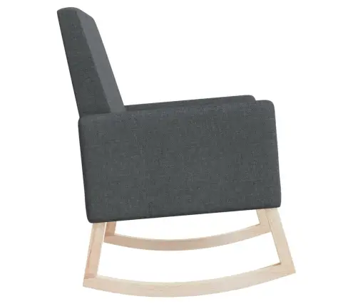 Supama Kėdė, Tamsiai Pilkos Spalvos, Audinys