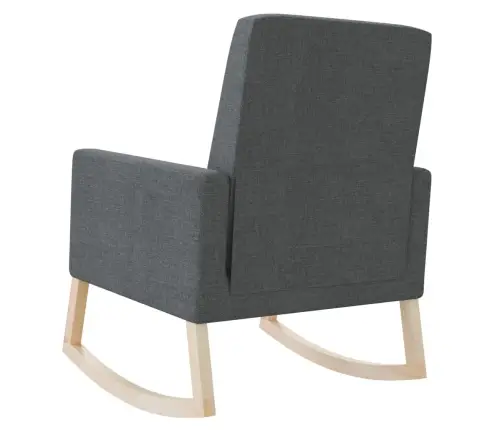 Supama Kėdė, Tamsiai Pilkos Spalvos, Audinys