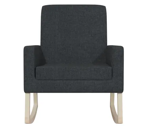 Šūpuļkrēsls, Melns Audums Vidaxl