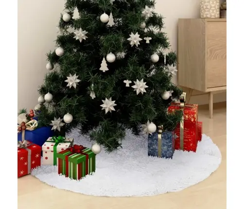Ziemassvētku Egles Pamatnes Pārklājs, 122 Cm, Mākslīgā Kažokāda Vidaxl