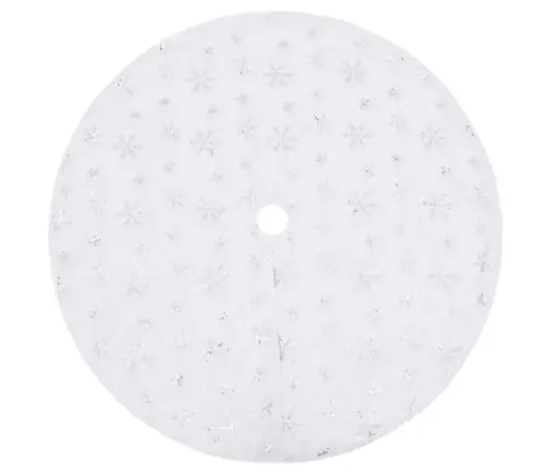 Luksuslik Jõulupuu Seelik, Valge, 122 cm Kunstkarusnahk