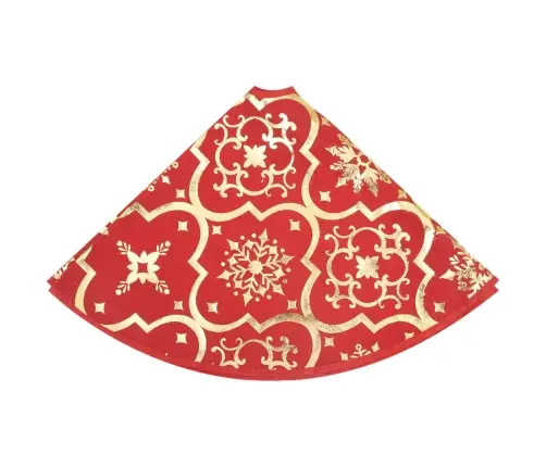 Ziemassvētku Egles Pamatnes Paklājs Un Zeķe, 90 Cm, Audums Vidaxl