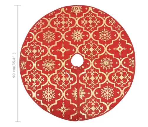 Ziemassvētku Egles Pamatnes Paklājs Un Zeķe, 90 Cm, Audums Vidaxl