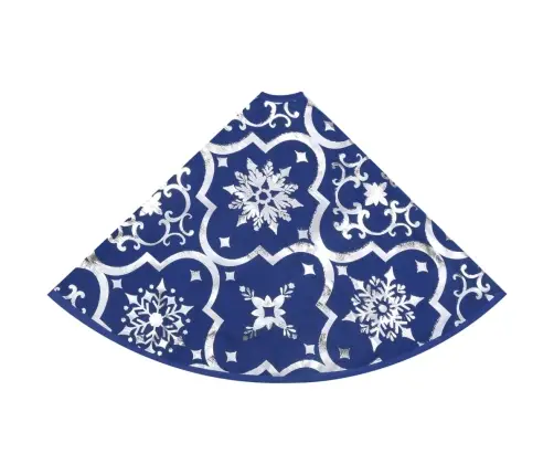 Luksuslik Jõulupuu Alune Lina, Sokiga, Sinine, 122 cm Kangas