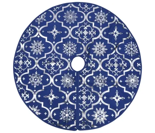 Luksuslik Jõulupuu Alune Lina, Sokiga, Sinine, 150 cm Kangas