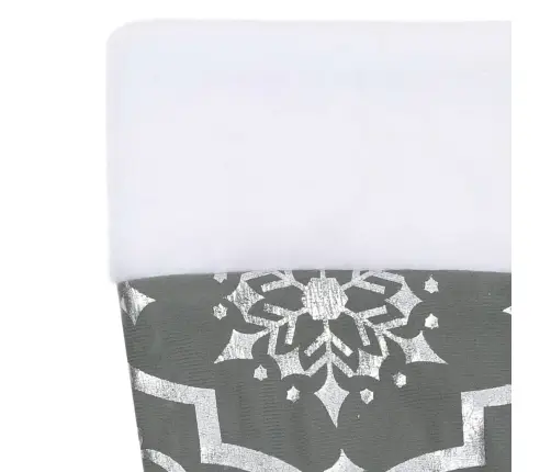 Ziemassvētku Egles Pamatnes Paklājs Un Zeķe, 122 Cm, Audums Vidaxl