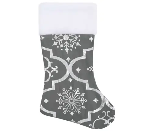 Luksuslik Jõulupuu Alune Lina, Sokiga, Hall, 150 cm Kangas