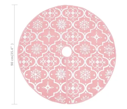 Ziemassvētku Egles Pamatnes Paklājs Un Zeķe, 90 Cm, Audums Vidaxl