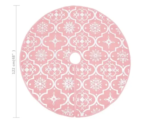 Ziemassvētku Egles Pamatnes Paklājs Un Zeķe, 122 Cm, Audums Vidaxl