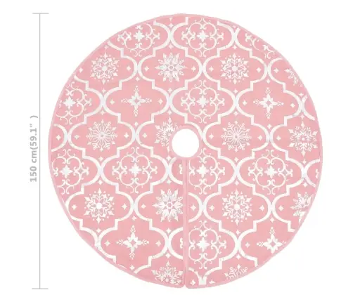 Ziemassvētku Egles Pamatnes Paklājs Un Zeķe, 150 Cm, Audums Vidaxl