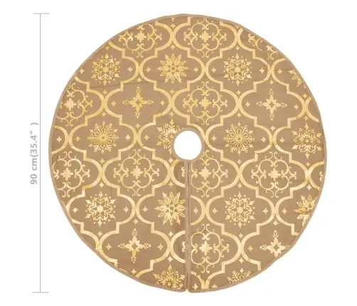 Ziemassvētku Egles Pamatnes Paklājs Un Zeķe, 90 Cm, Audums Vidaxl