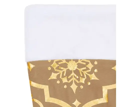 Ziemassvētku Egles Pamatnes Paklājs Un Zeķe, 122 Cm, Audums Vidaxl