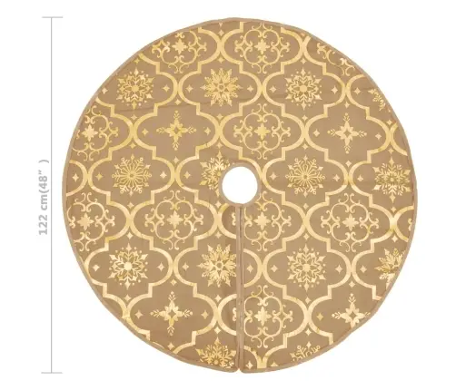 Ziemassvētku Egles Pamatnes Paklājs Un Zeķe, 122 Cm, Audums Vidaxl