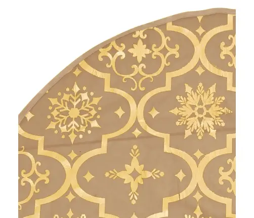 Luksuslik Jõulupuu Alune Lina, Sokiga, Kollane, 150 cm Kangas