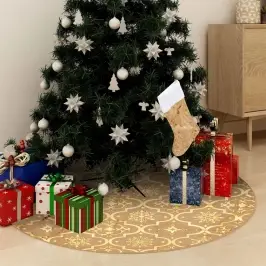 Ziemassvētku Egles Pamatnes Paklājs Un Zeķe, 150 Cm, Audums Vidaxl