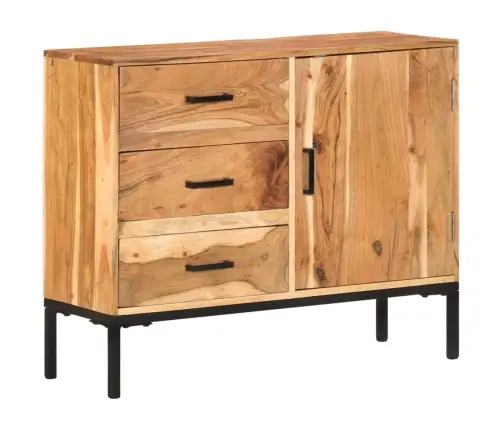 Kumode, 88X30X73 Cm, Akācijas Masīvkoks Vidaxl