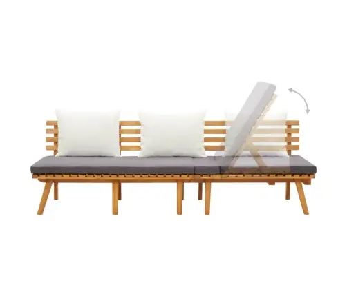 Dārza Dienas Gulta, 200X65 Cm, Akācijas Masīvkoks Vidaxl