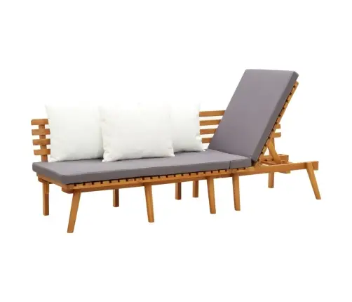 Dārza Dienas Gulta, 200X65 Cm, Akācijas Masīvkoks Vidaxl