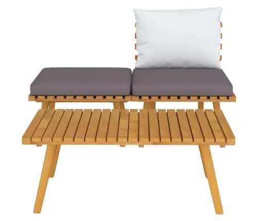 3-Daļīgs Dārza Atpūtas Mēbeļu Komplekts Ar Matračiem, Akācija Vidaxl