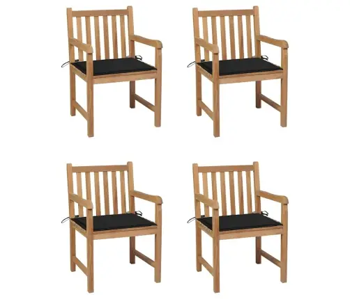 Aiatoolid, 4 Tk, Mustade Istmepatjadega, Toekas Tiikpuu